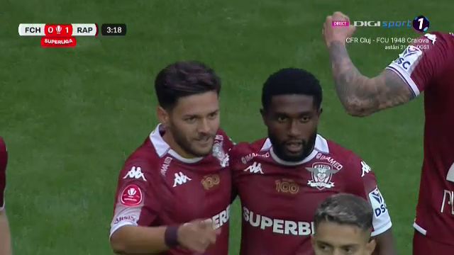 Bulgaru' show la Sibiu! Alex Ioniță l-a lăsat ”mască” pe portarul advers și a înscris din nou pentru Rapid_13