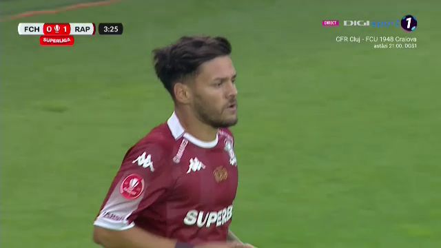 Bulgaru' show la Sibiu! Alex Ioniță l-a lăsat ”mască” pe portarul advers și a înscris din nou pentru Rapid_14