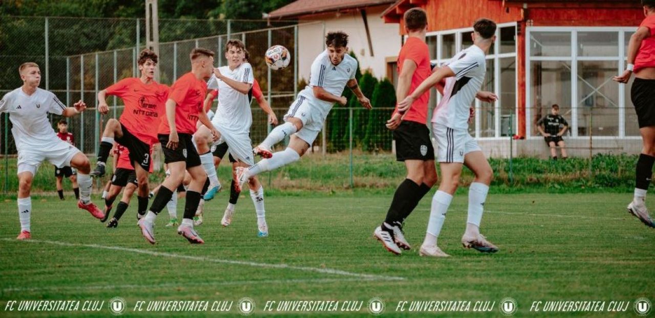 Ianis Stoica, 21 de ani în decembrie, a jucat și a făcut show la U Cluj-Under 18 în ziua meciului cu FCSB!_1