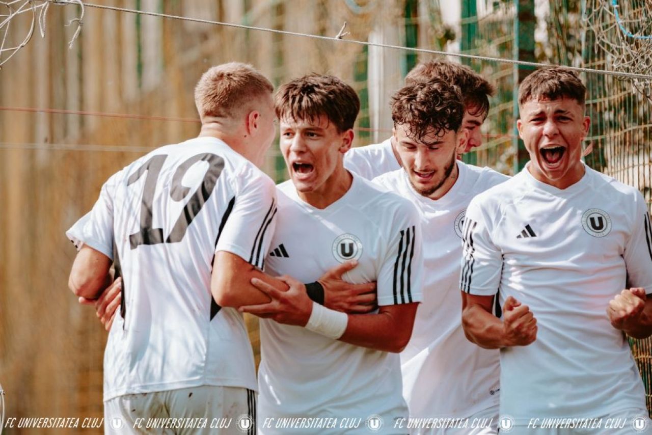 Ianis Stoica, 21 de ani în decembrie, a jucat și a făcut show la U Cluj-Under 18 în ziua meciului cu FCSB!_2