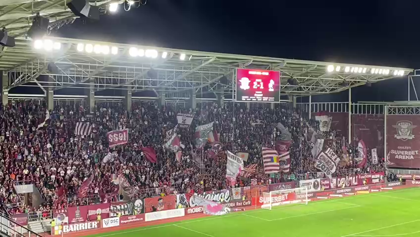 Atmosferă de vis pe Giulești, la Rapid București - Poli Iași!