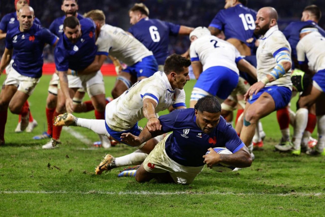 Cupa Mondială de rugby 2023 | Franța a zdrobit Italia cu un scor neașteptat și s-a calificat în sferturi. Imagini spectaculoase_2