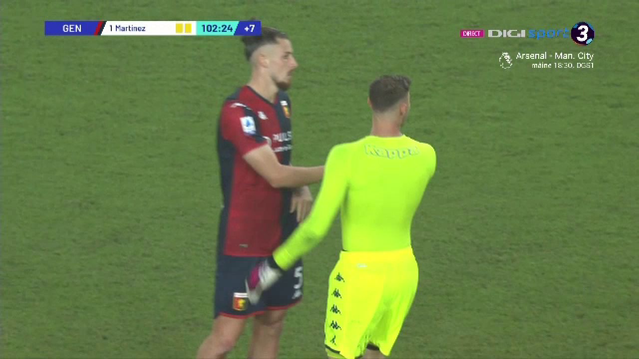 Portarul Giroud vs atacantul Pușcaș! A intrat în poartă și a blocat tot în Genoa - Milan! Drăgușin a refuzat să își înlocuiască portarul _18