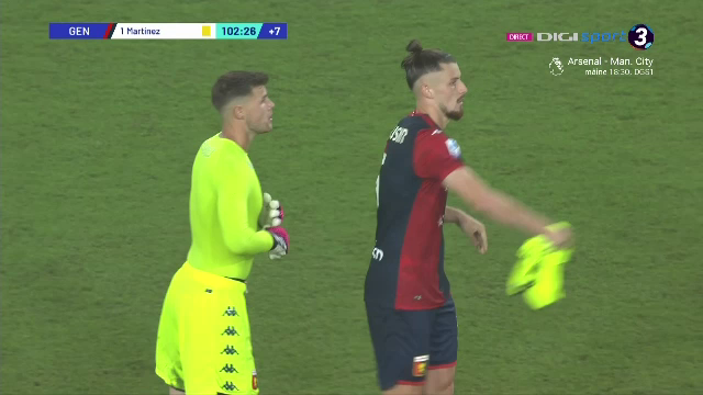 Portarul Giroud vs atacantul Pușcaș! A intrat în poartă și a blocat tot în Genoa - Milan! Drăgușin a refuzat să își înlocuiască portarul _21