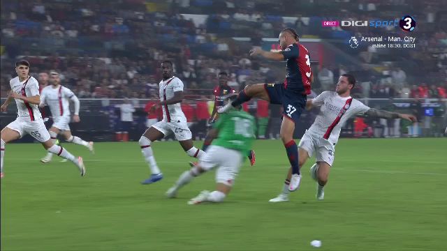 Portarul Giroud vs atacantul Pușcaș! A intrat în poartă și a blocat tot în Genoa - Milan! Drăgușin a refuzat să își înlocuiască portarul _24