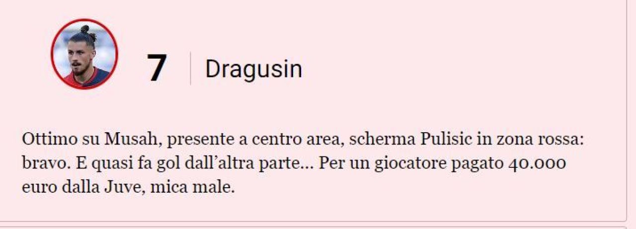 George Pușcaș, cel mai slab din Genoa - AC Milan conform Gazzetta dello Sport! Ce note i-au dat italienii: „Giroud l-a hipnotizat”_2