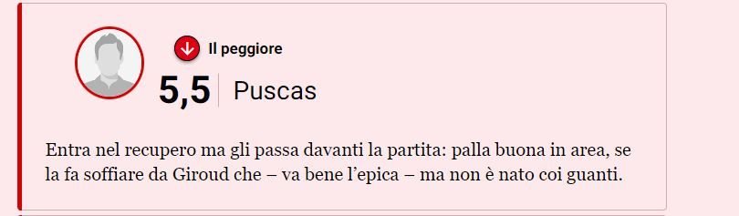 George Pușcaș, cel mai slab din Genoa - AC Milan conform Gazzetta dello Sport! Ce note i-au dat italienii: „Giroud l-a hipnotizat”_8