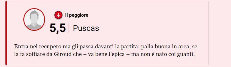 George Pușcaș, cel mai slab din Genoa - AC Milan conform Gazzetta dello Sport! Ce note i-au dat italienii: „Giroud l-a hipnotizat”_8