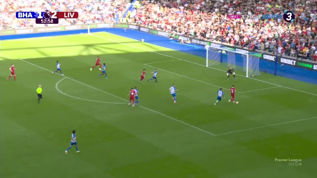 Ratare monumentală în Brighton - Liverpool, după o fază sclipitoare a 