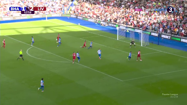 Ratare monumentală în Brighton - Liverpool, după o fază sclipitoare a 