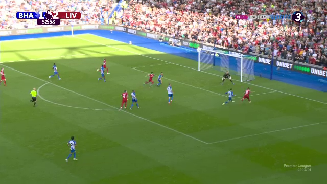 Ratare monumentală în Brighton - Liverpool, după o fază sclipitoare a 