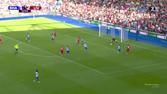 Ratare monumentală în Brighton - Liverpool, după o fază sclipitoare a 