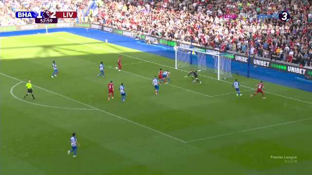 Ratare monumentală în Brighton - Liverpool, după o fază sclipitoare a 