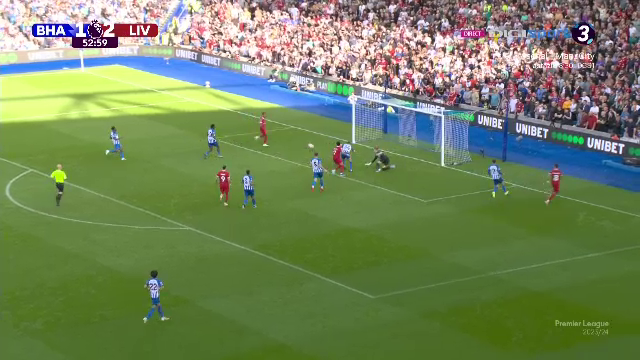 Ratare monumentală în Brighton - Liverpool, după o fază sclipitoare a 