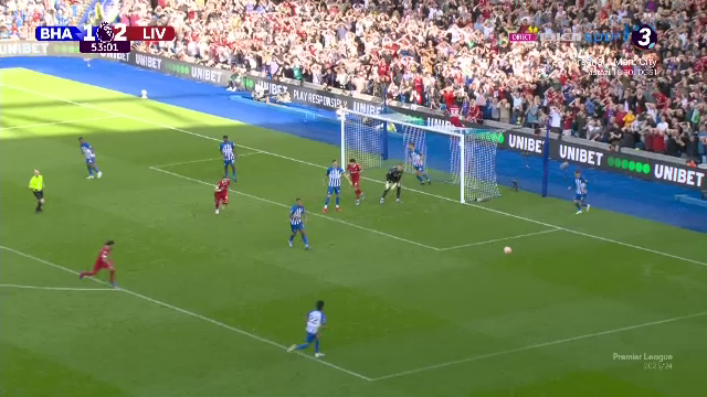 Ratare monumentală în Brighton - Liverpool, după o fază sclipitoare a 