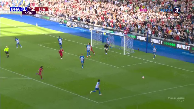 Ratare monumentală în Brighton - Liverpool, după o fază sclipitoare a 