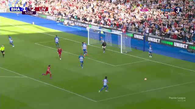 Ratare monumentală în Brighton - Liverpool, după o fază sclipitoare a 