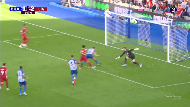 Ratare monumentală în Brighton - Liverpool, după o fază sclipitoare a 