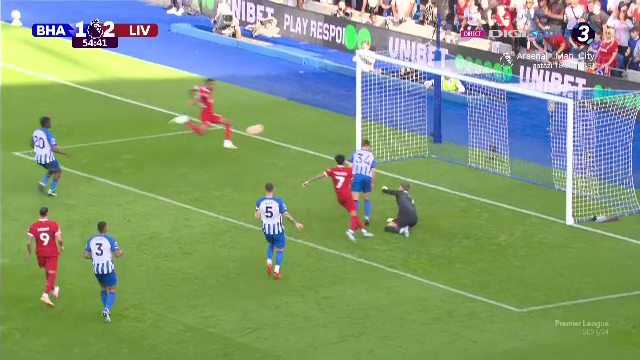 Ratare monumentală în Brighton - Liverpool, după o fază sclipitoare a 