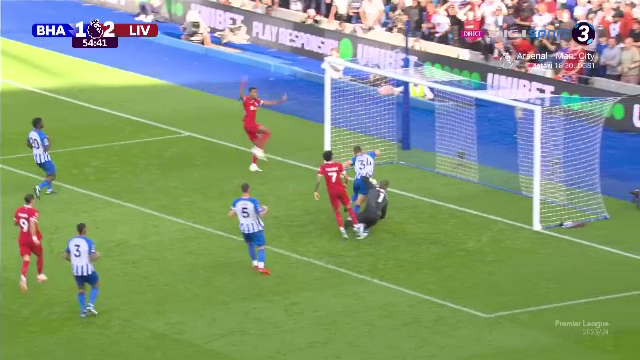 Ratare monumentală în Brighton - Liverpool, după o fază sclipitoare a 
