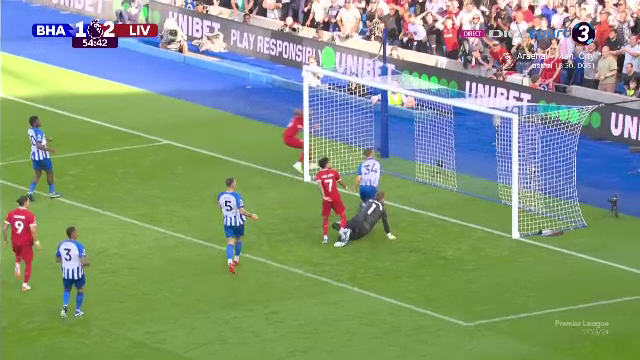 Ratare monumentală în Brighton - Liverpool, după o fază sclipitoare a 