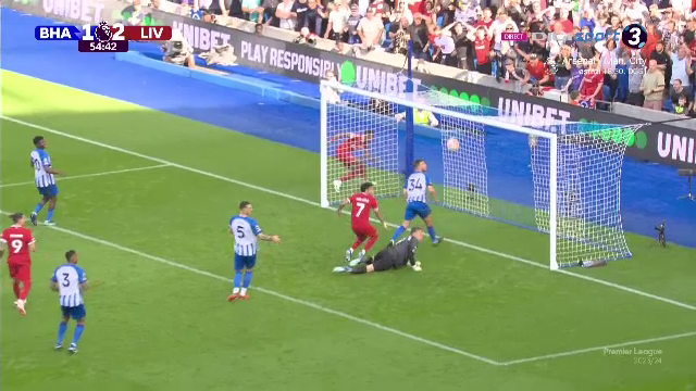 Ratare monumentală în Brighton - Liverpool, după o fază sclipitoare a 