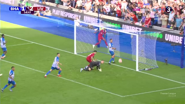 Ratare monumentală în Brighton - Liverpool, după o fază sclipitoare a 