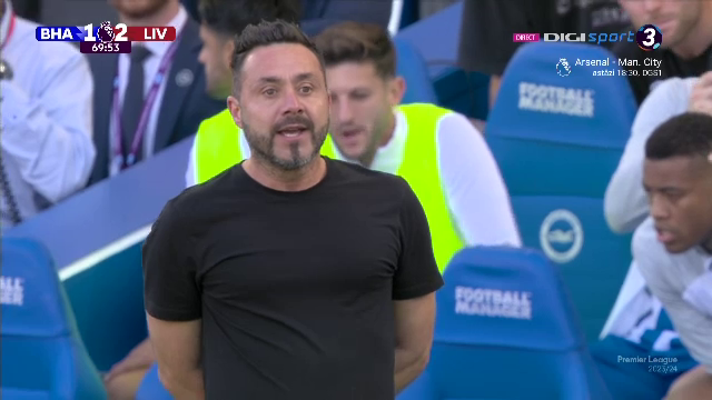 Roberto De Zerbi, criză de nervi la marginea terenului! Jurgen Klopp a venit să-l calmeze_3