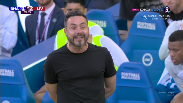 Roberto De Zerbi, criză de nervi la marginea terenului! Jurgen Klopp a venit să-l calmeze_6