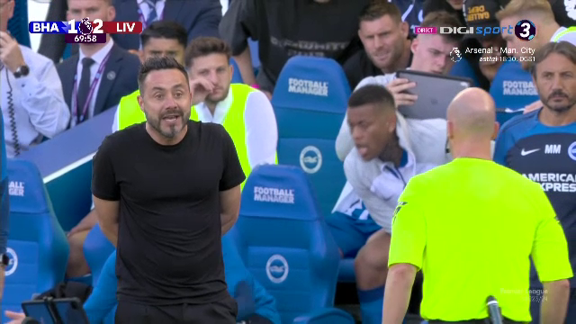 Roberto De Zerbi, criză de nervi la marginea terenului! Jurgen Klopp a venit să-l calmeze_7