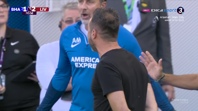 Roberto De Zerbi, criză de nervi la marginea terenului! Jurgen Klopp a venit să-l calmeze_16