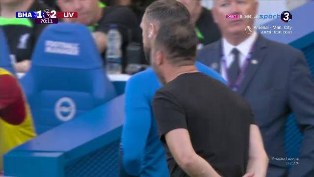 Roberto De Zerbi, criză de nervi la marginea terenului! Jurgen Klopp a venit să-l calmeze_19