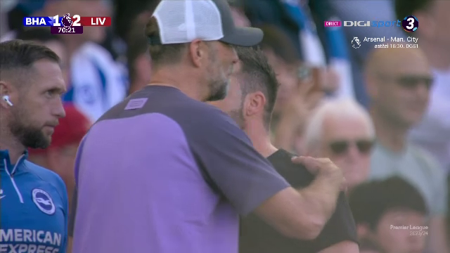 Roberto De Zerbi, criză de nervi la marginea terenului! Jurgen Klopp a venit să-l calmeze_31