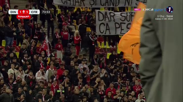 Ovidiu Hațegan a oprit meciul dintre Dinamo și CFR Cluj. Ce au pregătit fanii „câinilor roșii”, în memoria lui Cătălin Hîldan_13
