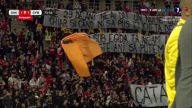 Ovidiu Hațegan a oprit meciul dintre Dinamo și CFR Cluj. Ce au pregătit fanii „câinilor roșii”, în memoria lui Cătălin Hîldan_25