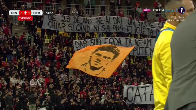 Ovidiu Hațegan a oprit meciul dintre Dinamo și CFR Cluj. Ce au pregătit fanii „câinilor roșii”, în memoria lui Cătălin Hîldan_26