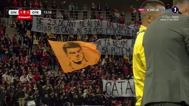 Ovidiu Hațegan a oprit meciul dintre Dinamo și CFR Cluj. Ce au pregătit fanii „câinilor roșii”, în memoria lui Cătălin Hîldan_28