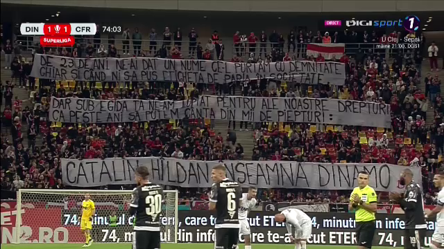 Ovidiu Hațegan a oprit meciul dintre Dinamo și CFR Cluj. Ce au pregătit fanii „câinilor roșii”, în memoria lui Cătălin Hîldan_32