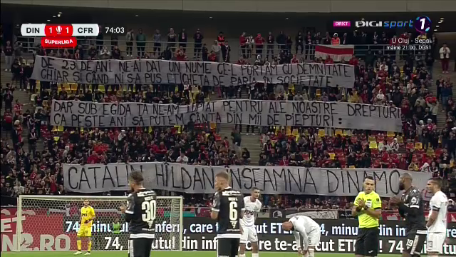 Ovidiu Hațegan a oprit meciul dintre Dinamo și CFR Cluj. Ce au pregătit fanii „câinilor roșii”, în memoria lui Cătălin Hîldan_33