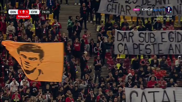 Ovidiu Hațegan a oprit meciul dintre Dinamo și CFR Cluj. Ce au pregătit fanii „câinilor roșii”, în memoria lui Cătălin Hîldan_34