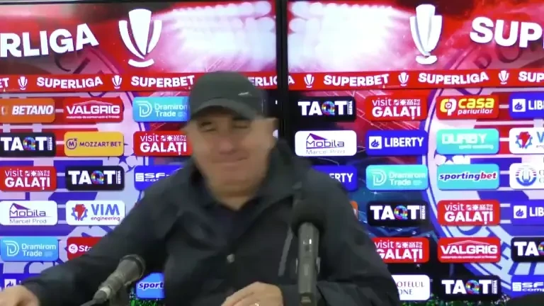 Gică Hagi, conferință de presă după Oțelul - Farul 0-1 (8.10.2023)