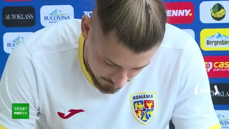 Radu Drăgușin, &icirc;nainte de dubla cu Belarus și Andorra (9.10.2023)