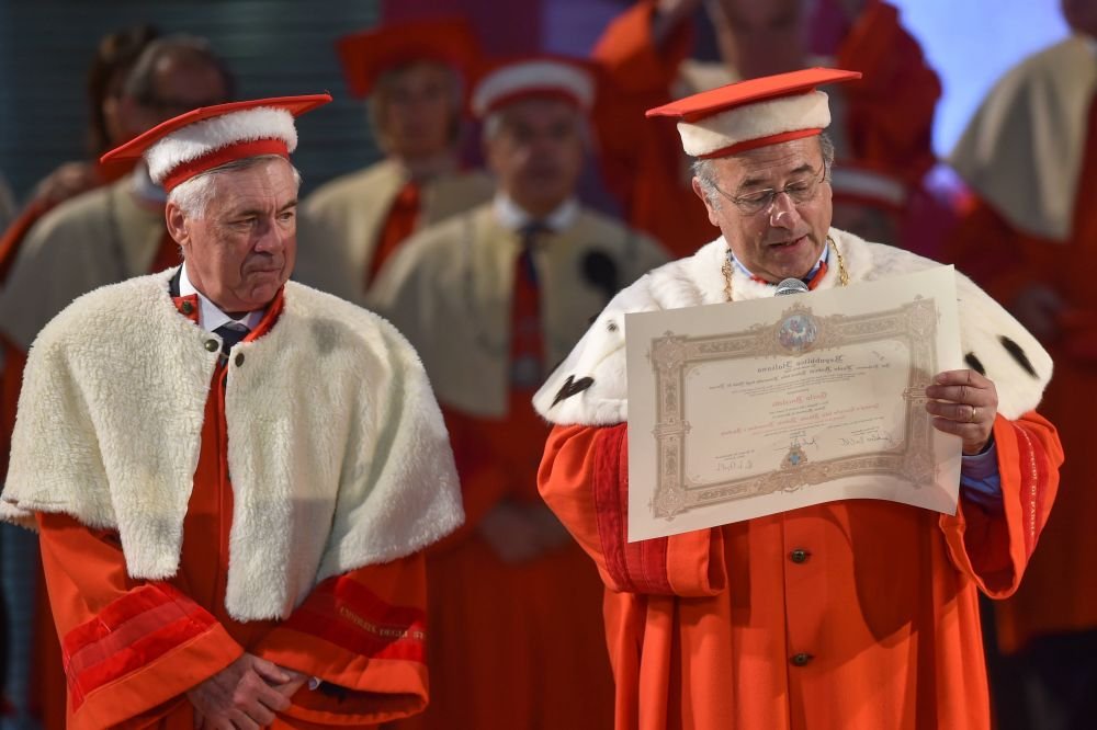 Carlo Ancelotti, dat de gol de rectorul Universității din Parma după ce a fost învestit Doctor Honoris Causa: „Îl așteaptă o aventură extraordinară!” _4