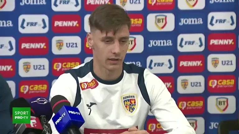 Conferință Rom&acirc;nia U21 &icirc;naintea meciului cu Armenia U21 (12/10/2023)