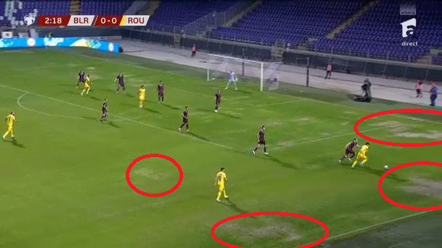 Cum arată gazonul la ora meciului Belarus - România_2