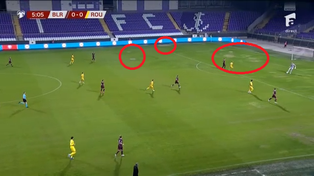 Cum arată gazonul la ora meciului Belarus - România_5