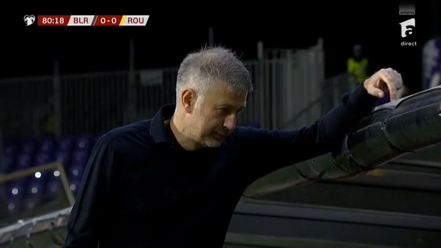 Imaginile neputinței! Cum a fost surprins Edi Iordănescu, cu zece minute înainte de finalul partidei cu Belarus_2