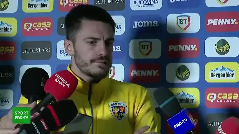 Declarațiile lui Andrei Burcă după Belarus - Rom&acirc;nia 0-0 (13/10/2023)