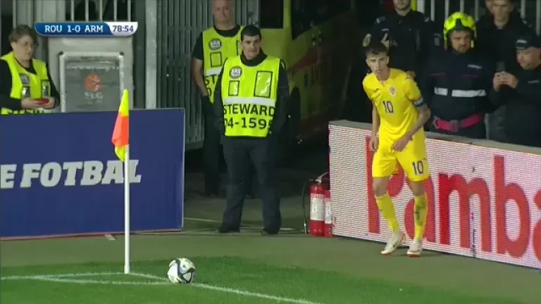 Rom&acirc;nia U21 - Armenia U21 | Gol Ștefan Baiaram