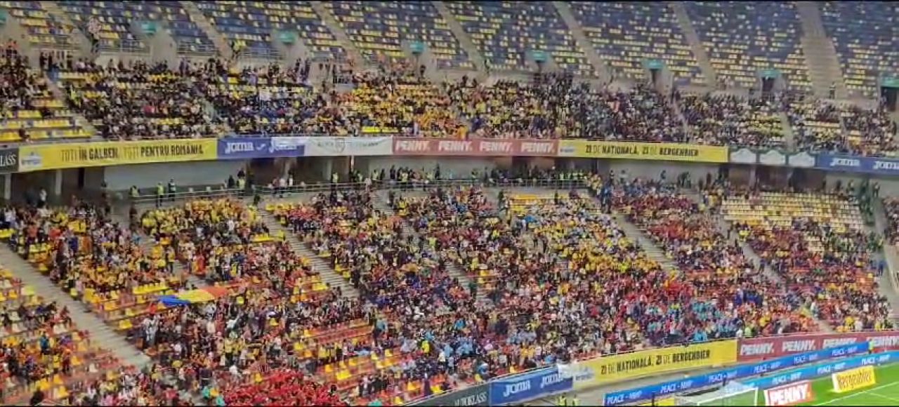 Copiii au încins atmosfera pe Arena Națională și au intonat din toți plămânii imnul României!_9